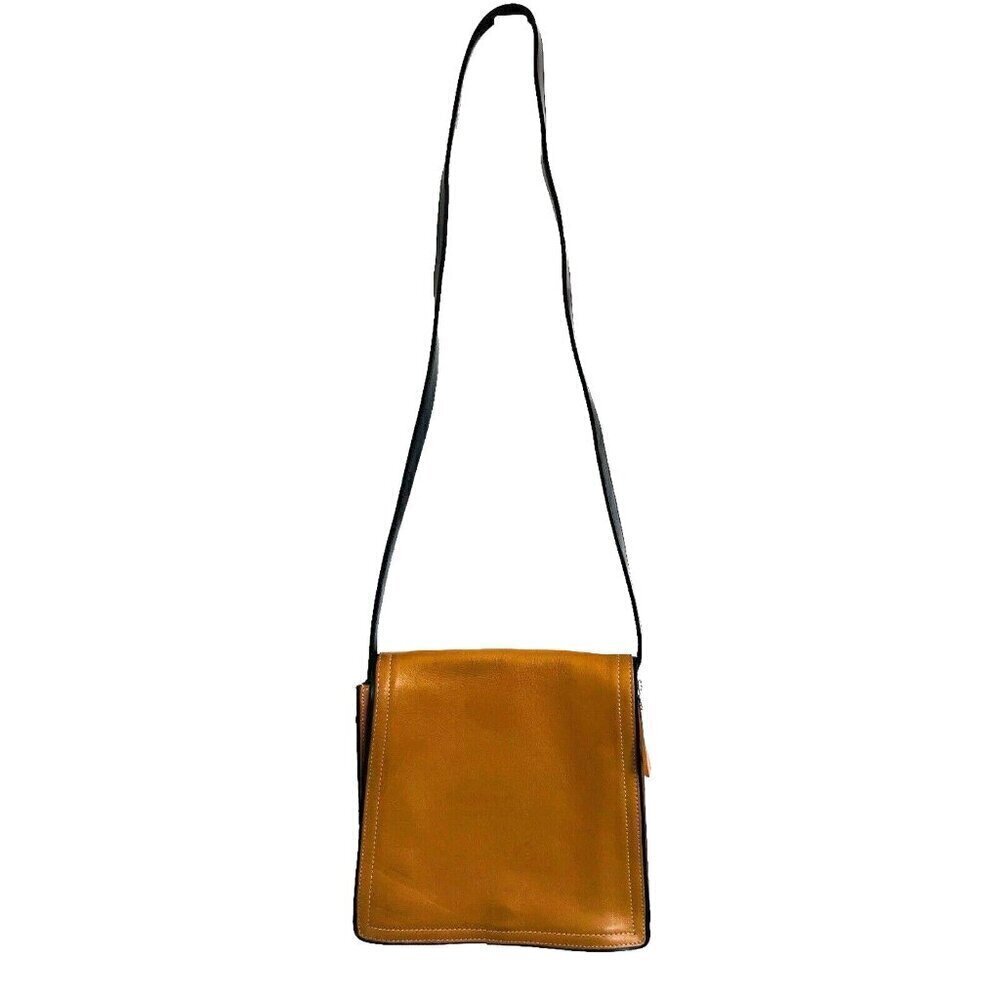 Vintage Coach Monterey Flap Top Leather Crossbody Shoulder Bag Purse - Picture 5 of 16